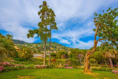 Genoa (Genova), İtalya, 31 Mayıs 2017 - renkli bahçe 