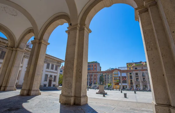 Milán Italia Junio 2017 Colonne San Lorenzo Columna San Lorenzo —  Fotos de Stock