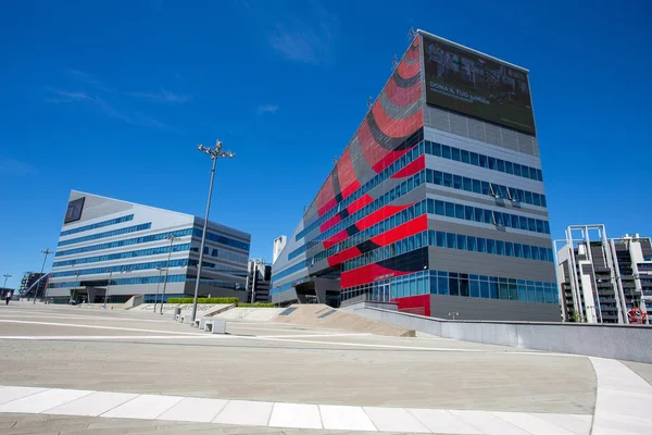 Milán Italia Junio 2017 Edificio Moderno Casa Milan Sede Del —  Fotos de Stock