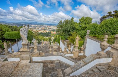 En iyi kenti Braga, Portekiz, Bom Jesus üzerinden yapmak Monte Sanctuary