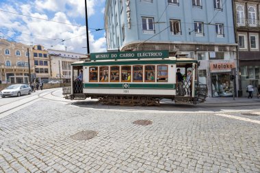 Porto, Portekiz, 17 Haziran 2016 - Porto, Portekiz, Avrupa'nın tarihsel tramvay