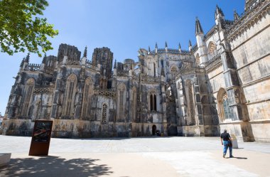 Batalha, Portekiz, 18 Haziran 2016 - Portekiz Batalha Manastırı. Bu sivil bucak Batalha Portekiz'de bir Dominik manastır ve Unesco Dünya Miras listesinde listelenen.