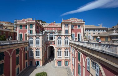 Genoa (Genova), Temmuz, 2, 2017 - Cenova, İtalya, The Royal Palace, Palazzo Reale İtalyan şehir, Cenova, Unesco Dünya Mirası, İtalya.