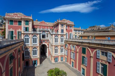 Genoa (Genova), Temmuz, 2, 2017 - Cenova, İtalya, The Royal Palace, Palazzo Reale İtalyan şehir, Cenova, Unesco Dünya Mirası, İtalya.