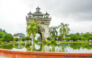 Patuxay Anıtı, Vientiane, Laos, Asya