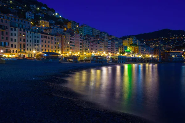 イタリア カモーリ 2018 ジェノヴァ Genova リグーリア州 地中海 イタリア カモーリ都市のパノラマ ビュー — ストック写真