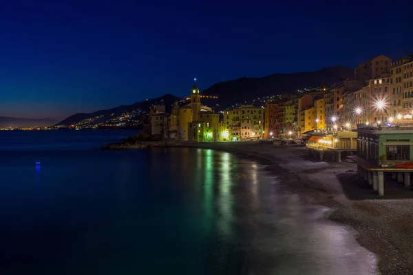 イタリア カモーリ 2018 ジェノヴァ Genova リグーリア州 地中海 イタリア カモーリ都市のパノラマ ビュー — ストック写真