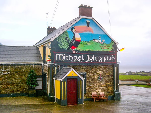 Ireland Donegal December 2005 Michael John Pub — Stock Photo, Image