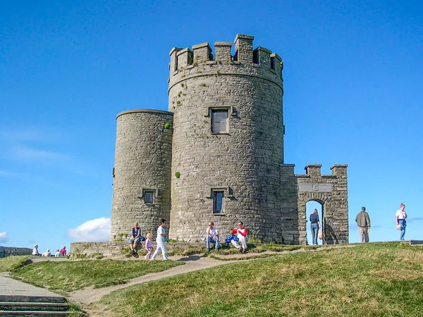 Cliffs Moher Doolin Clare Irlanda Setembro 2009 Brien Tower Cliffs — Fotografia de Stock