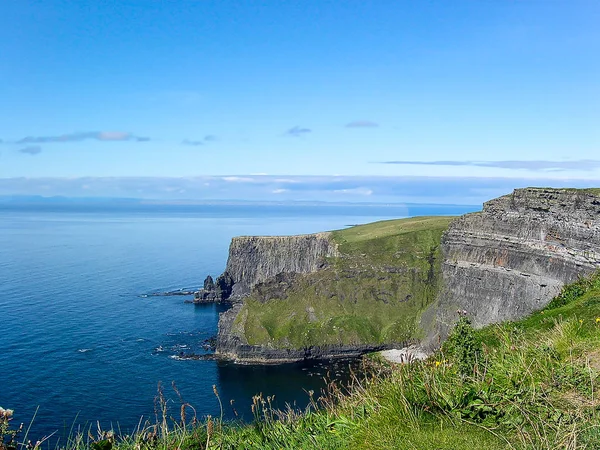 Vista Cliffs Moher County Clare Irlanda — Fotografia de Stock