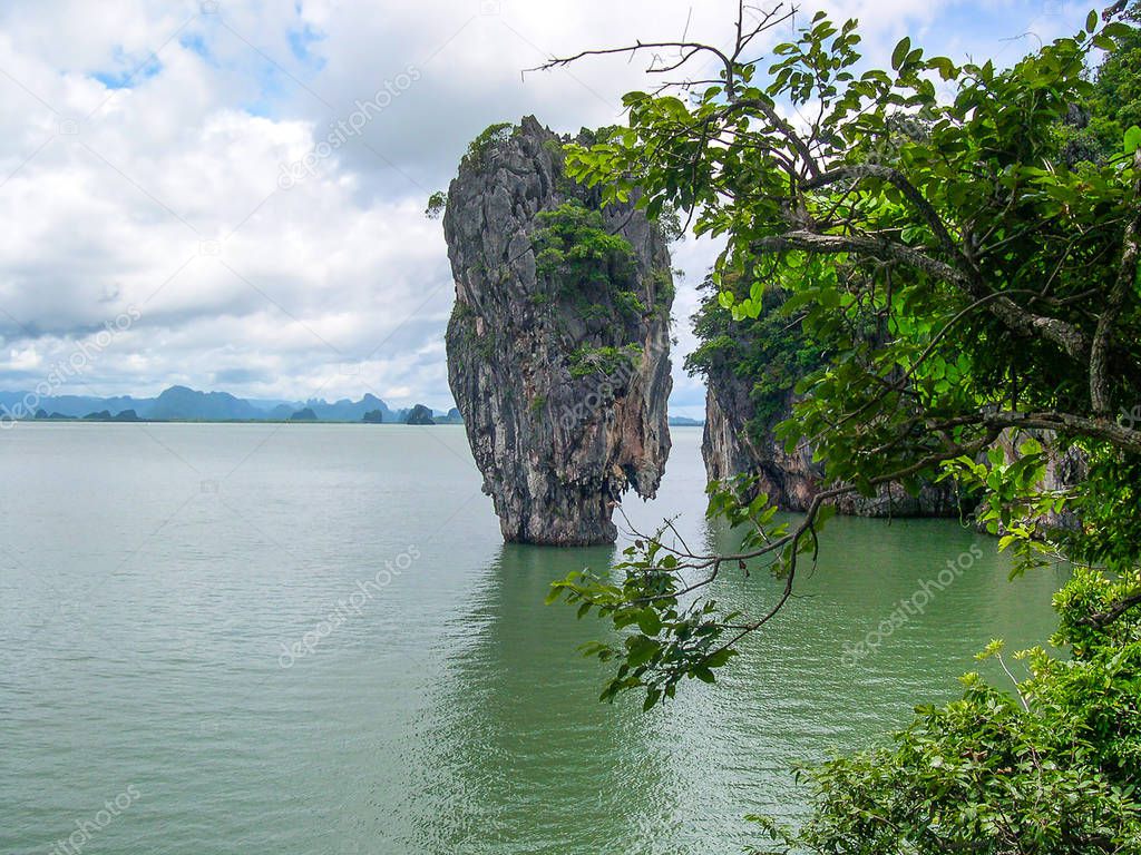 James Bond Island in Phang Nga Bay, Thailand, Asia