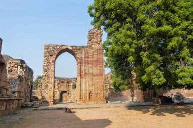 Karmaşık Qutb Delhi şehir yer alır. Hindistan. Bir Unesco Dünya mirası olduğunu.