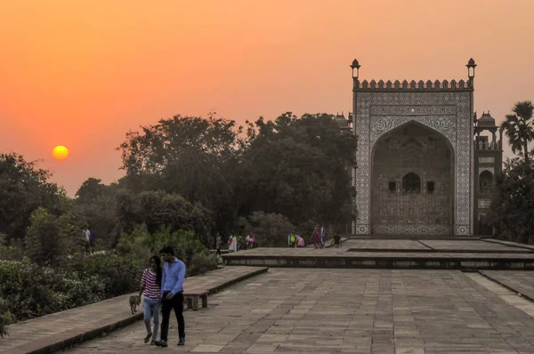 Sikandra India Octoner 2017 Akbar Tomb Sikandra Agra Uttar Pradesh — Stock Photo, Image