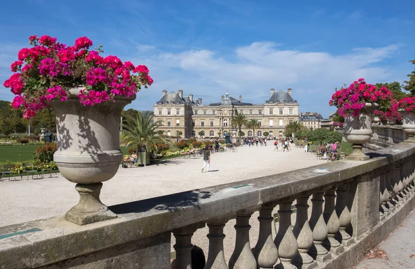 Września 2018 Ogrody Pałacu Luxembourg Paryż Francja Paryż Francja — Zdjęcie stockowe