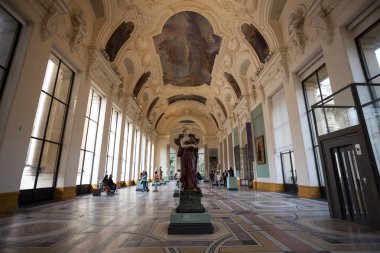 Paris, Fransa, 5 Eylül 2018 - 1900 Dünya Sergisi Paris, Fransa için inşa Petit Palais Müzesi iç görünüm.