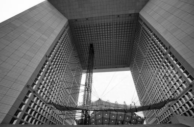 Paris, Fransa, 7 Eylül 2018 - Grand kemer de la Defense, modern iş ve Finans Merkezi Paris, Fransa.