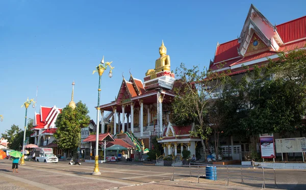 Nong Khai Thajsko Ledna 2019 Wat Lamduan Lamduský Chrám Nong — Stock fotografie