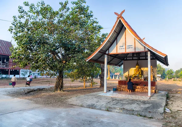 Sakon Nakhon Thailand Januari 2019 Temple Akat Amnuai District Sakon — Stockfoto