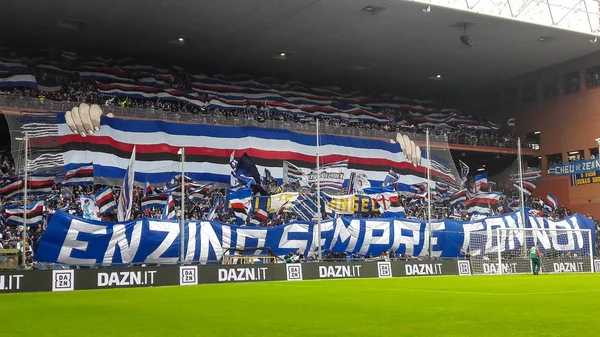 U.C. Sampdoria Fans before a Night Football Match, in Luigi Ferraris  Stadium of Genoa, Genova Italy. Editorial Stock Photo - Image of chair,  bench: 117648103