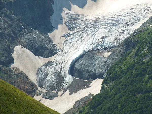 Paisagens Montanhosas Nas Proximidades Elbrus — Fotografia de Stock