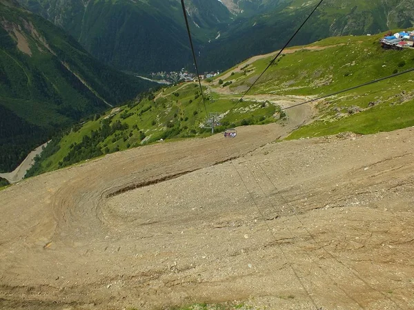 Berglandschaften Der Nähe Von Elbrus — Stockfoto