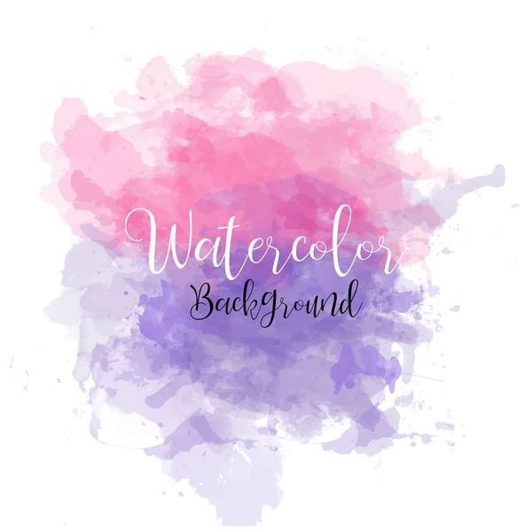 Schöne Aquarell Hintergrund Banner Hintergrund Karte Dank — Stockvektor