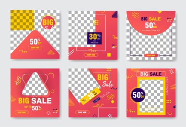 Dijital pazarlama için moda yazı şablonu sosyal medya afişler. Sahil yolu marka moda. Hikayeler. Akarsu. hikaye, internet web afiş, el ilanı, afiş ve brochure.fluid. Vektör çizim. -Vektör