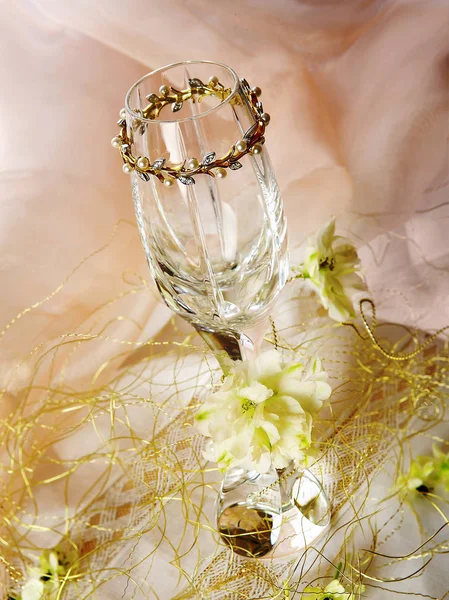 Wedding Accessories Pink Background Stock Image