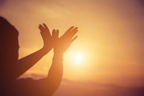 Forma Las Manos Para Sol — Foto de Stock