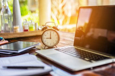 İş ekibi ofiste otururken dizüstü bilgisayarda çalışıyor. İş adamları.