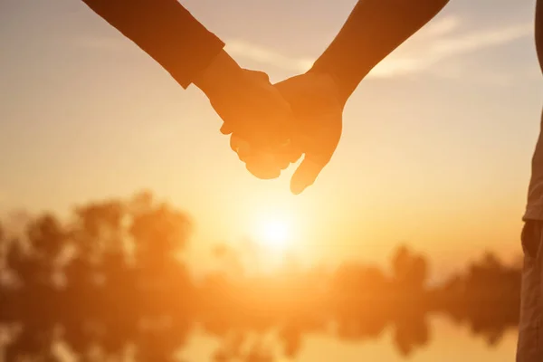 Hands Shape Sun — Stock Photo, Image