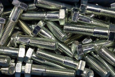 Cıvata mekanik kullanım için bir kutu içinde