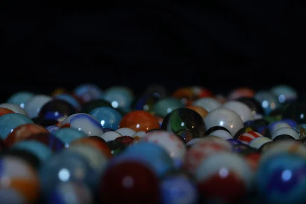 Marble Taw Toy Children Glass Balls — Stock Photo, Image