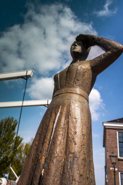 Stavoren Heykeli kadın, Hollanda'da halk masalı, bölge Gaasterland, il Friesland