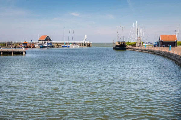 Hindeloopen Eine Schöne Stadt Den Niederlanden Ijsselmeer Provinz Friesland Mit — Stockfoto