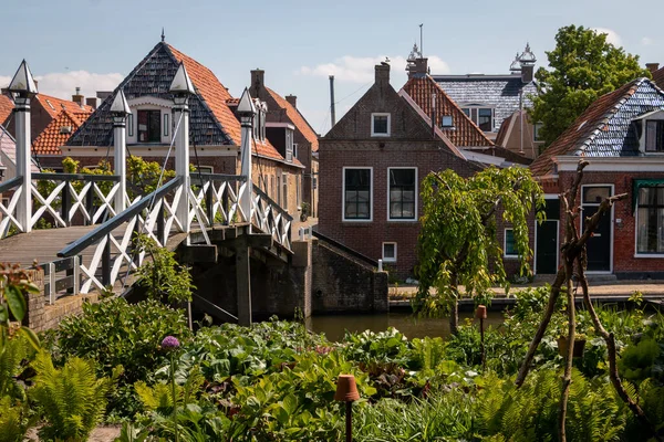 Hindeloopen Eine Schöne Stadt Den Niederlanden Ijsselmeer Provinz Friesland Mit — Stockfoto