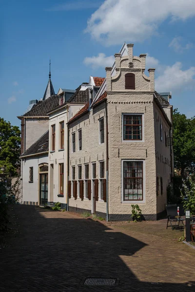 Ruas Estreitas Bonitas Centro Cidade Hanseática Zutphen Com Belas Casas — Fotografia de Stock