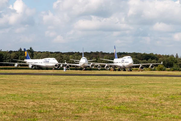 Twente Provinsen Overijssel Nederländerna 2020 Flygplan Marken Vid Flygplats Twente — Stockfoto