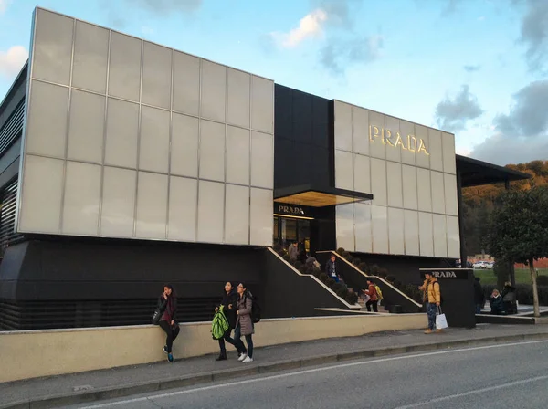 Leccio Reggello Włochy Stycznia 2015 Outlet Mall Florencja Jest Miejscem — Zdjęcie stockowe