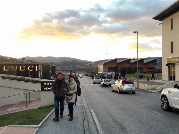 Leccio Reggello Italia Gennaio 2015 Outlet Mall Firenze Destinazione Chi — Foto Stock