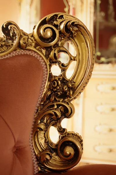 Detail Der Dekoration Eines Barocken Sofas — Stockfoto