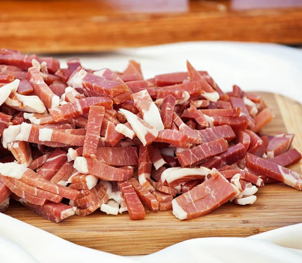 Raw Ham Typical High Quality Italian Salami — Stock Photo, Image