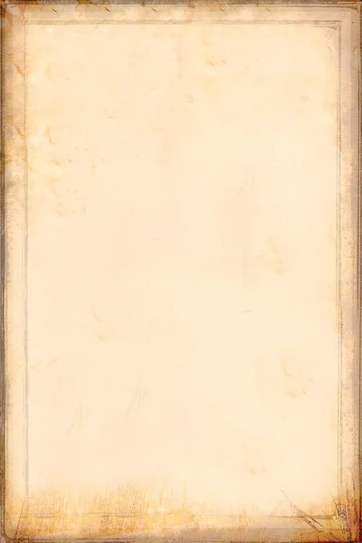Antika Gulaktig Pergament Papper Grungy Bakgrundsstruktur — Stockfoto