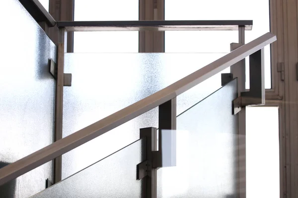 Modern Stairs Glass Skyscraper — Stock Photo, Image