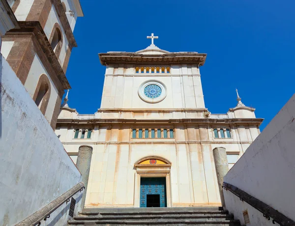 Santa Maria Assunta Kirche Und Glockenturm Positano Italien — Stockfoto