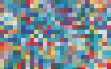 Vintage Video oyunu arka plan. Çok sayıda renkli piksel.