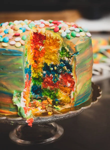 Preparation Cake Carnival Pastries American Recipes — Stock Photo, Image