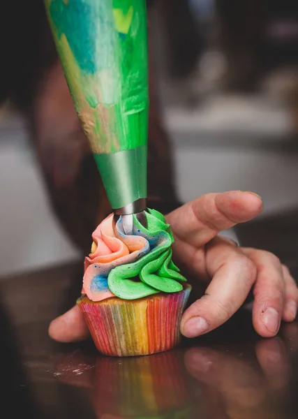 Preparazione Torte Dolci Carnevale Con Ricette Americane — Foto Stock