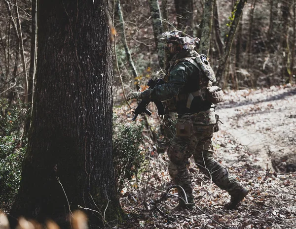 Στρατιωτική παιχνίδι Airsoft — Φωτογραφία Αρχείου