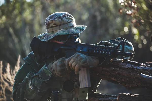 Airsoft militärisches Spiel — Stockfoto